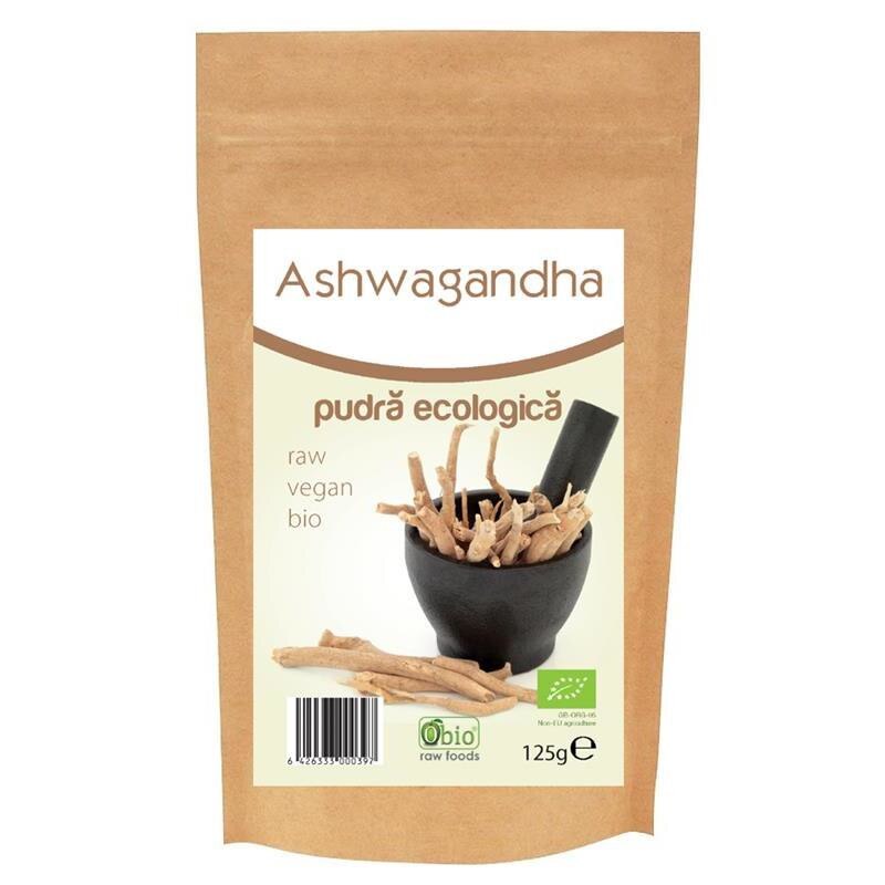 Ashwagandha Pulbere Raw Bio Obio 125gr