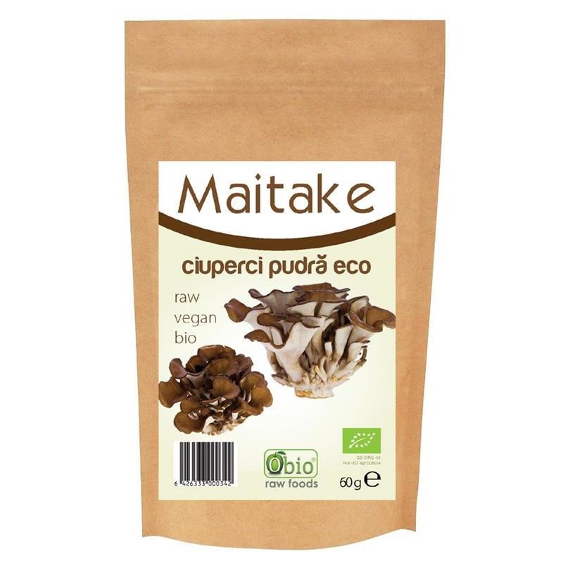 Maitake Pulbere Raw Bio Obio 60gr
