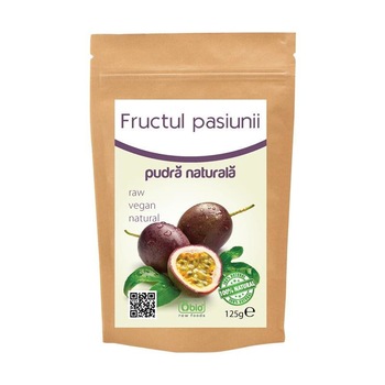 Fructul Pasiunii (Maracuja) Pulbere Raw Obio 125gr Fructul Pasiunii (Maracuja) Pulbere Raw Obio 125gr