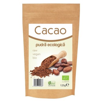Cacao Pudra Raw Bio Obio 125gr Cacao Pudra Raw Bio Obio 125gr