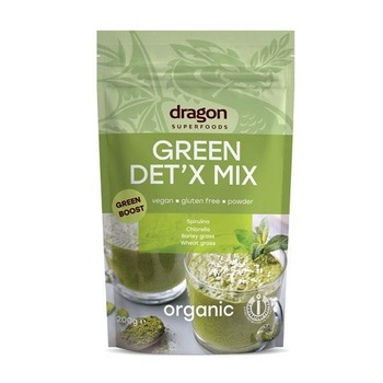 Green Detox Mix Bio (Spirulina, Chlorella, Orz Verde, Iarba Grau) Dragon Superfoods 200gr Green Detox Mix Bio (Spirulina, Chlorella, Orz Verde, Iarba Grau) Dragon Superfoods 200gr