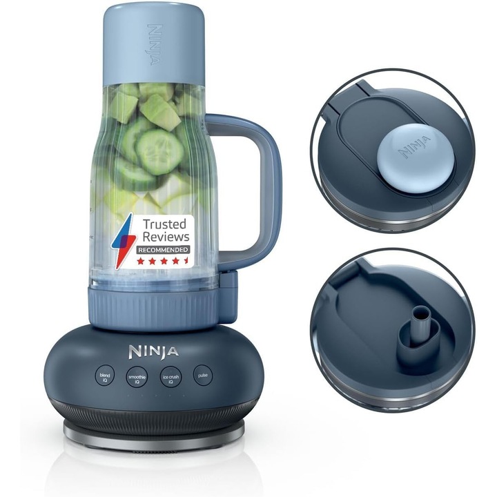 Blender Philips HR2511/90 seria 3000, putere 350W, design compact, recipient plastic cu capacitate maxima 1L, 2 viteze, accesoriu rasnita, culoare argintiu
