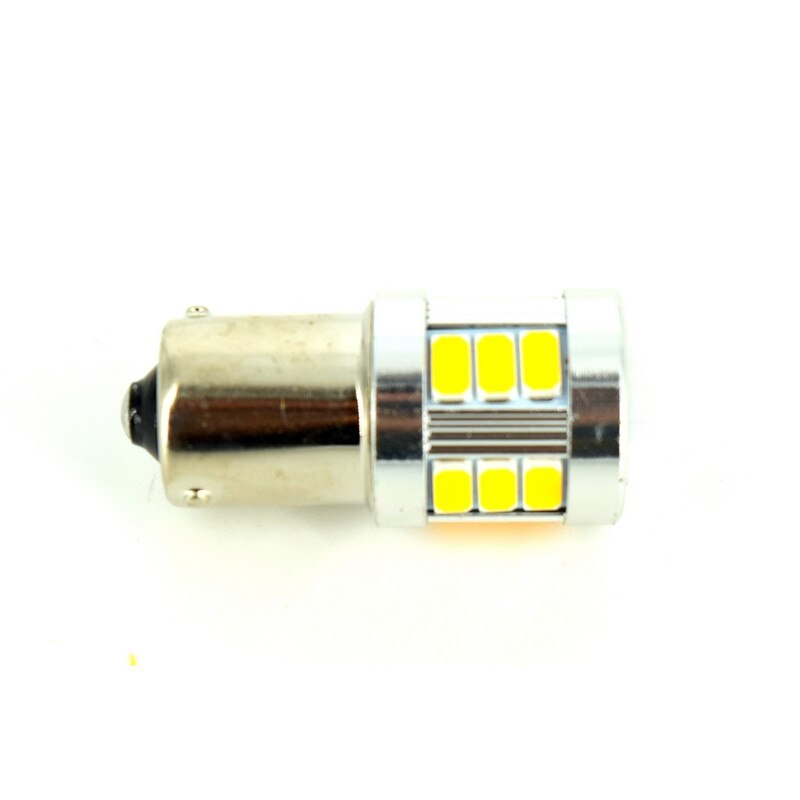Bec o Faza T.N BAU15S 5630 18SMD canbus 9V-30V nonpolar lumina: portocalie