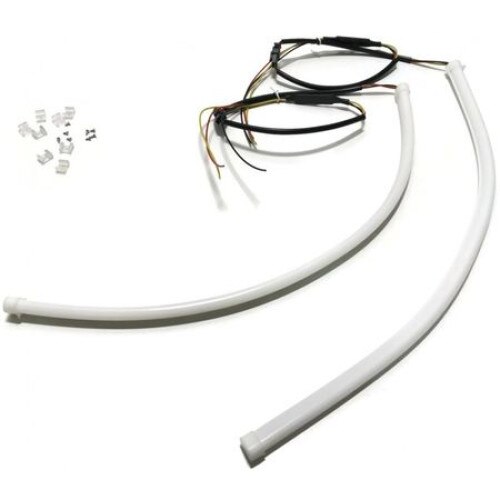 Set Banda flexibila LED DRL lumina alba