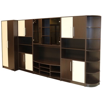 Biblioteca Iris Wenge/Vanilie, 368 x 201 x 54 cm Biblioteca Iris Wenge/Vanilie, 368 x 201 x 54 cm