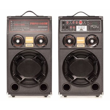 Boxe Temeisheng Active si Pasive cu Statie KARAOKE , Port USB , Conexiune Bluetooth , Putere RMS 300 Watt,Incinta din Lemn , Radio FM , Material rezistent , Slot Card SD , Culoare Negru Boxe Temeisheng Active si Pasive cu Statie KARAOKE , Port USB , Conexiune Bluetooth , Putere RMS 300 Watt,Incinta din Lemn , Radio FM , Material rezistent , Slot Card SD , Culoare Negru