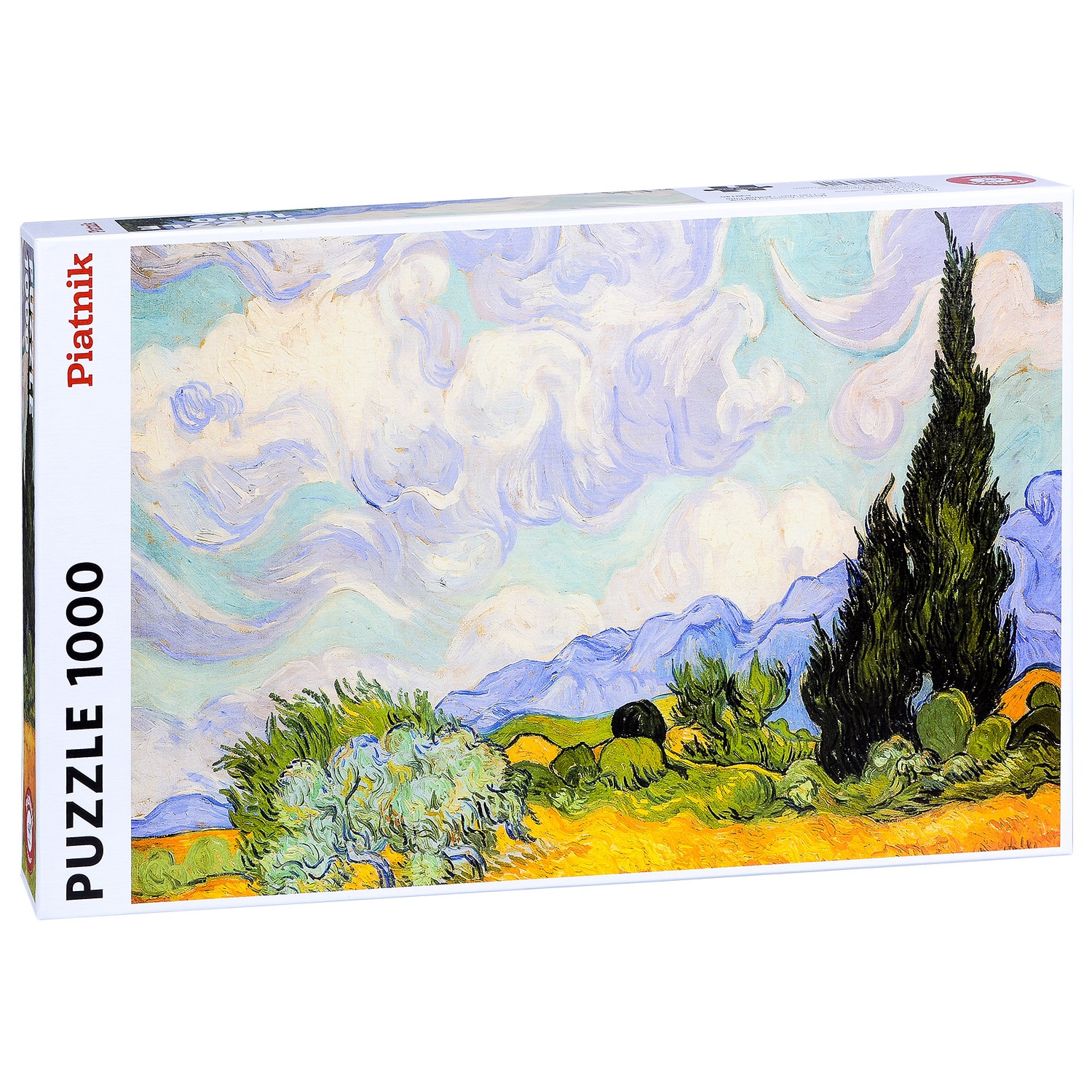 Puzzle Piatnik Vincent van Gogh Wheatfield with Cypresses, 1000 piese