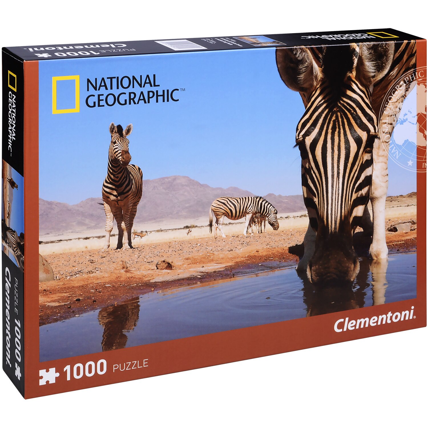 Puzzle Clementoni National Geographic Zebra, 1000 piese