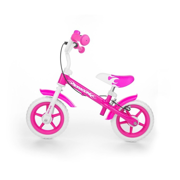 Велосипед Milly Mally Dragon Riding Gear Bike, 10", розов