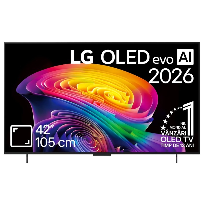 Televizor OLED LG 106 cm 42" OLED42C61LA, Ultra HD 4K, Smart TV, WiFi, CI+