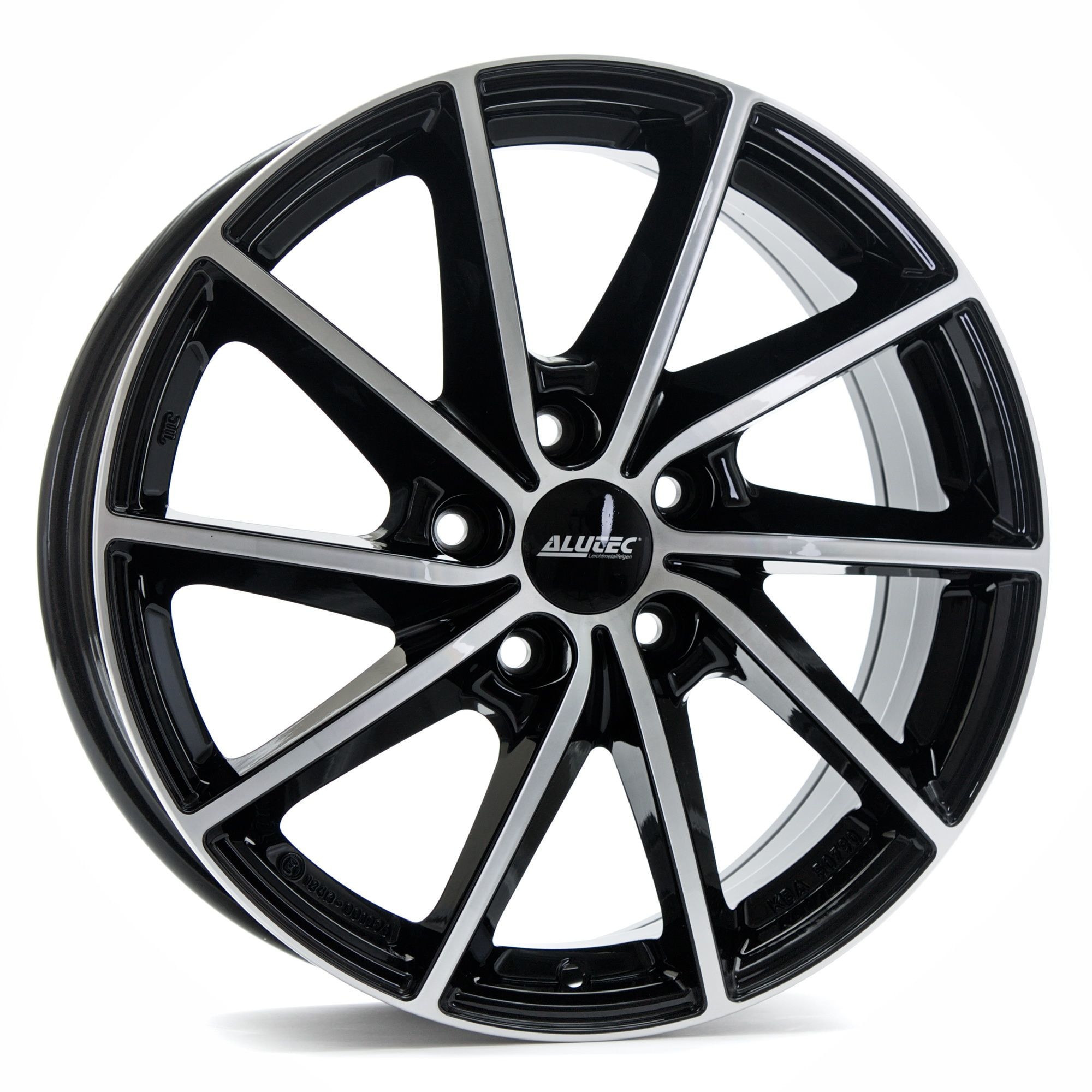 Janta Aliaj Alutec Singa Diamant-schwarz-frontpoliert 6,5j16 5x114.3 Et45