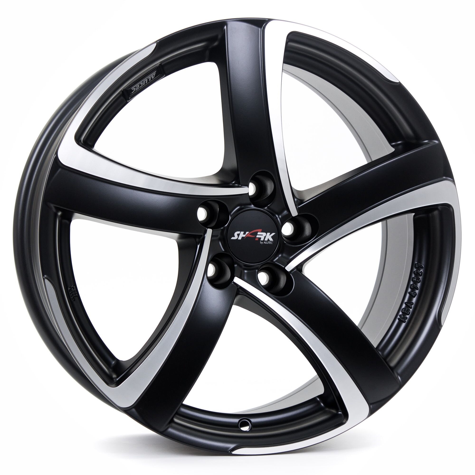 Janta Aliaj Alutec Shark Racing Schwarz Frontpoliert 8j18 5x112 Et45