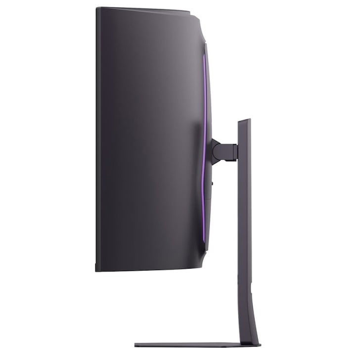 Monitor Gaming LG UltraGear evo G9 52G930B-B, 52", 5K2K WUHD (5120×2160), VA Curved 1000R, 240Hz, 1ms (GTG), DAS, HDR 600, AMD FreeSync Premium, VRR, 2× HDMI 2.1, DP 2.1, USB-C (DP Alt Mode / PD 90W), USB Hub, Boxe 2×10W, HAS, Swivel, Tilt, Negru