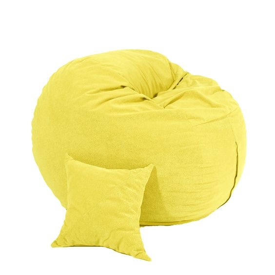 Set Fotoliu Puf pentru Copii (5-16 ani) Matusalem + Otoman - Quince (Gama Diamond) umplut cu fulgi de burete memory mix®