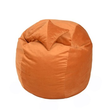 Set Fotoliu Puf pentru Copii (5-16 ani) Matusalem + Perna decorativa - Orange (Gama Diamond) umplut cu fulgi de burete memory mix® Set Fotoliu Puf pentru Copii (5-16 ani) Matusalem + Perna decorativa - Orange (Gama Diamond) umplut cu fulgi de burete memory mix®