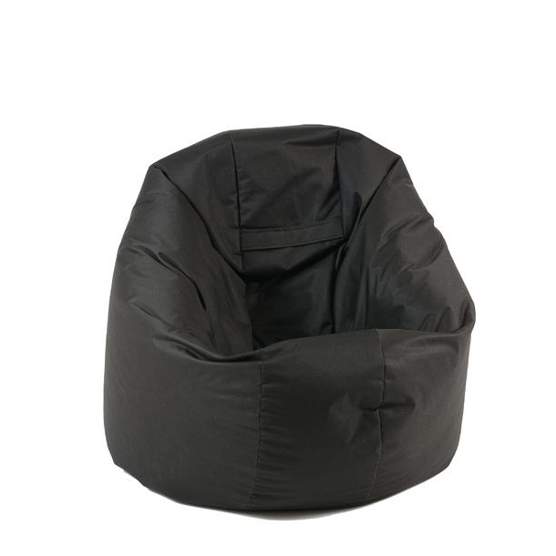Fotoliu Beanbag Relaxo XL - Teteron Black (pretabil si la exterior) umplut cu perle polistiren