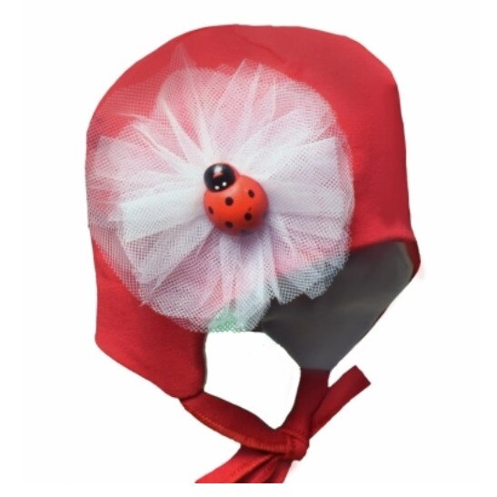 Caciula rosie, cu mamaruta-40 cm