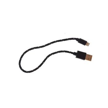 Cablu USB Omega Lightning 0,3M BLACK - OUKFBIP03B Cablu USB Omega Lightning 0,3M BLACK - OUKFBIP03B