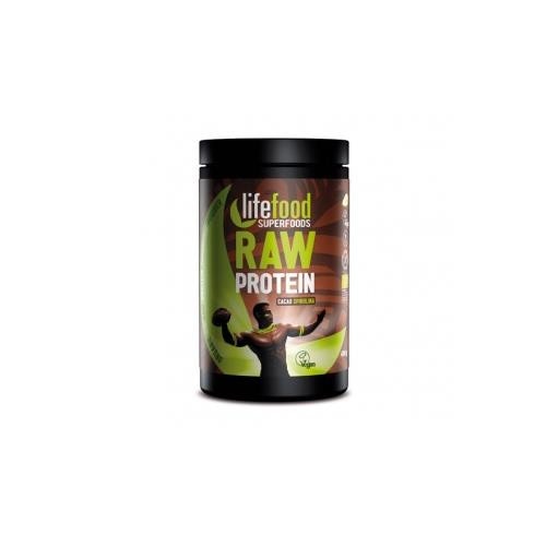 Pudra Proteica Cacao Spirulina Superfood Raw Bio Lifefood 450gr