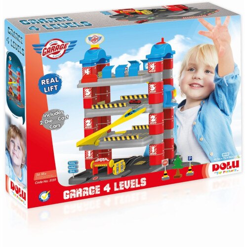 Set Dolu de Constructie Garaj cu 4 Nivele