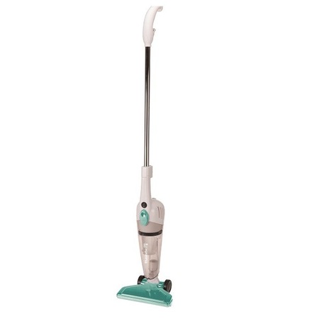 Aspirator Vertical Hausberg HB-2025, Fara Sac, Putere 800W, Recipient Praf 0.5L, Turcoaz/Alb - Ideal pentru curatarea eficienta a casei.