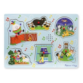 Puzzle cu sunete Cantecele copilariei 2 - Melissa and Doug Puzzle cu sunete Cantecele copilariei 2 - Melissa and Doug