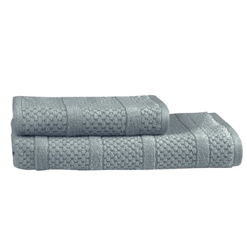 Set 2 prosoape Vintage Collection, Gri, 100% bumbac Terry Selection, 600 gr/mp Set 2 prosoape Vintage Collection, Gri, 100% bumbac Terry Selection, 600 gr/mp
