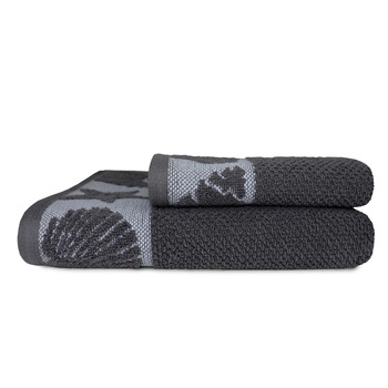 Set 2 prosoape Vintage Collection, Gri Inchis, 100% bumbac Terry Selection, 600 gr/mp Set 2 prosoape Vintage Collection, Gri Inchis, 100% bumbac Terry Selection, 600 gr/mp