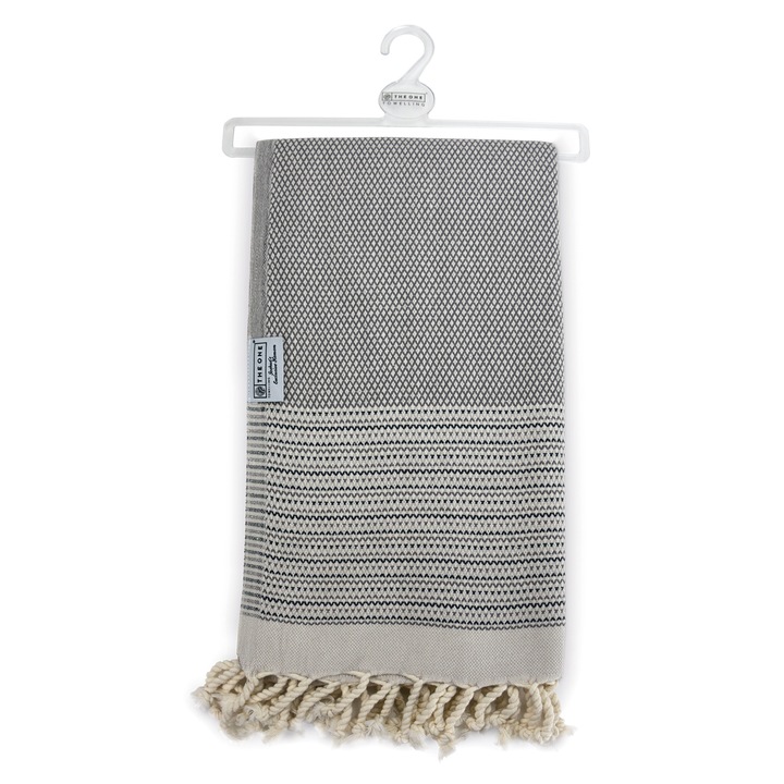 Prosop plaja/SPA Exclusivity Collection, 90x170 cm, Antracit, 100% bumbac Terry Selection