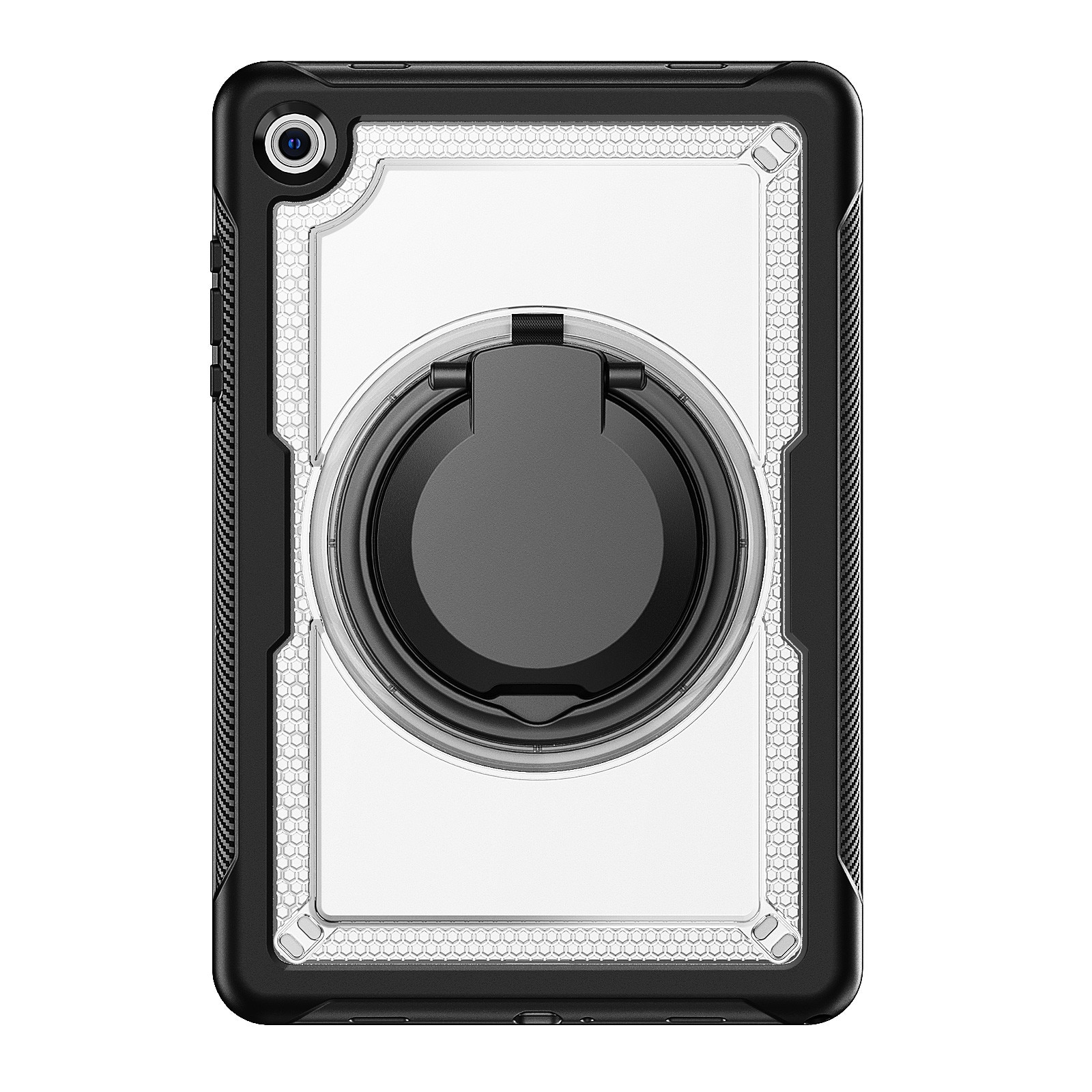 Husa antisoc pentru tableta, Supero, protectie full-body policarbonat + silicon, fereastra policarbonat 4H, etansari praf/nisip, maner rotativ 360° cu suport reglabil, compatibil Samsung Galaxy Tab A11 Plus 11" (SM-X230/X235/X236) si A9 Plus 11"