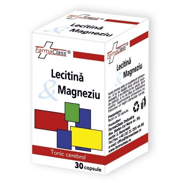 Lecitina si Magneziu Farma Class 30cps