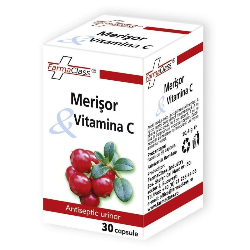 Merisor si Vitamina C Farma Class 30cps
