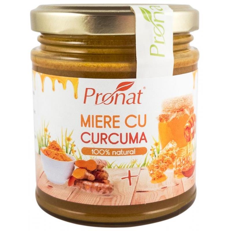 Miere cu Curcuma 220gr Pronat