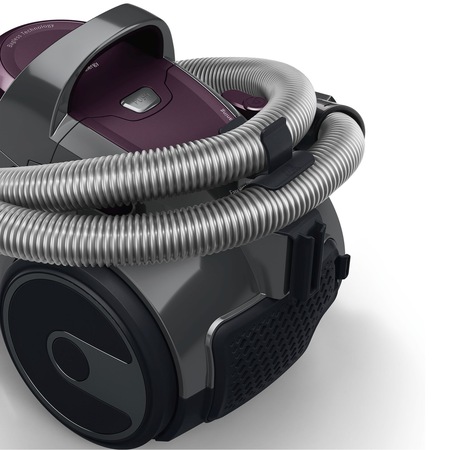 Aspirator fara sac Bosch 3A BGC05AAA1, 700W, 1.5 l, Filtru igienic PureAir, Easy Clean, Negru/Mov