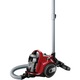 ПрахосмукачкабезторбаBosch3ABGC05AAA2,700W,1.5л,ФилтърPureAir,Четказапаркет,EasyClean,Червена/Черна