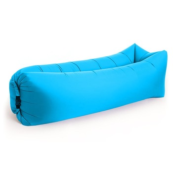 Saltea / sezlong gonflabil Lazy Sofa/ Lazy Bag,blue,240x70cm Saltea / sezlong gonflabil Lazy Sofa/ Lazy Bag,blue,240x70cm