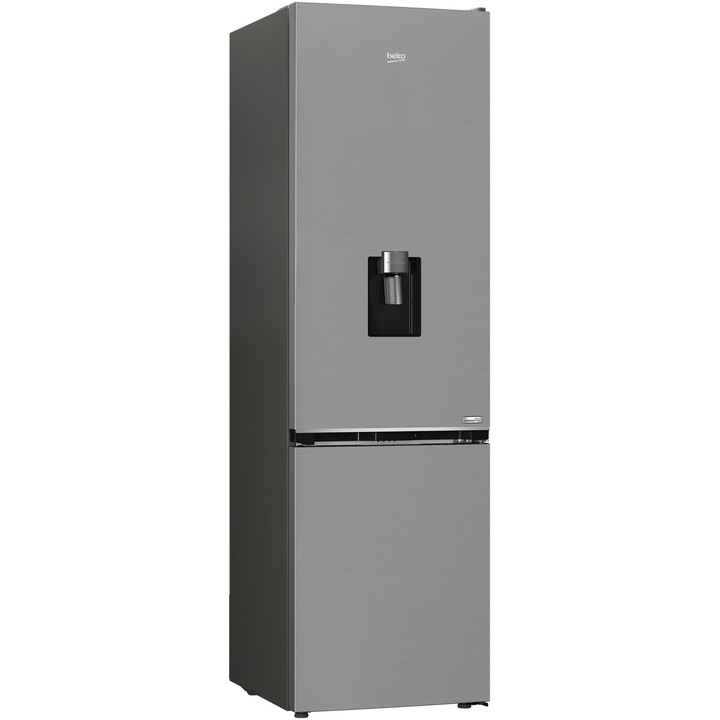 Combina frigorifica Beko B1RCNA414HDXB 415 L, clasa energetica E compresor inverter, culoare titanium inox
