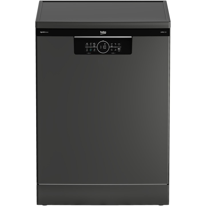 Masina de spalat vase independenta BDFN26560GP 15 seturi,clasa energetica A, Functii Adaptare senzor, Eco 50, Led,Rapid+, spalare silentioasa