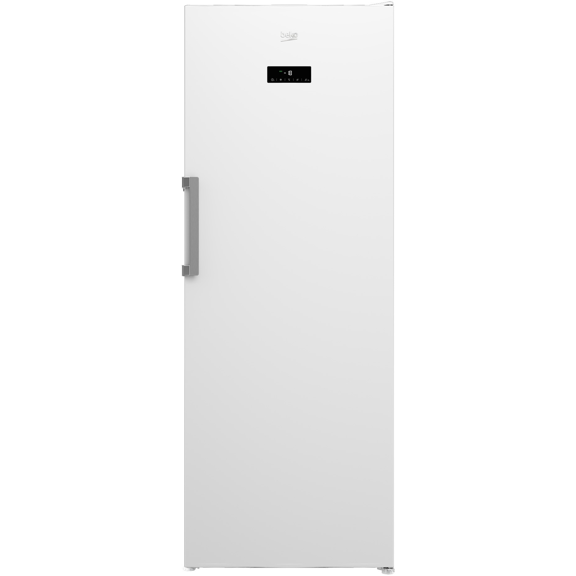 Congelator vertical Beko RFNE448E35W 404 L , clasa energetica E, compressor PRO SMART Inverter, conglare rapida, Alb