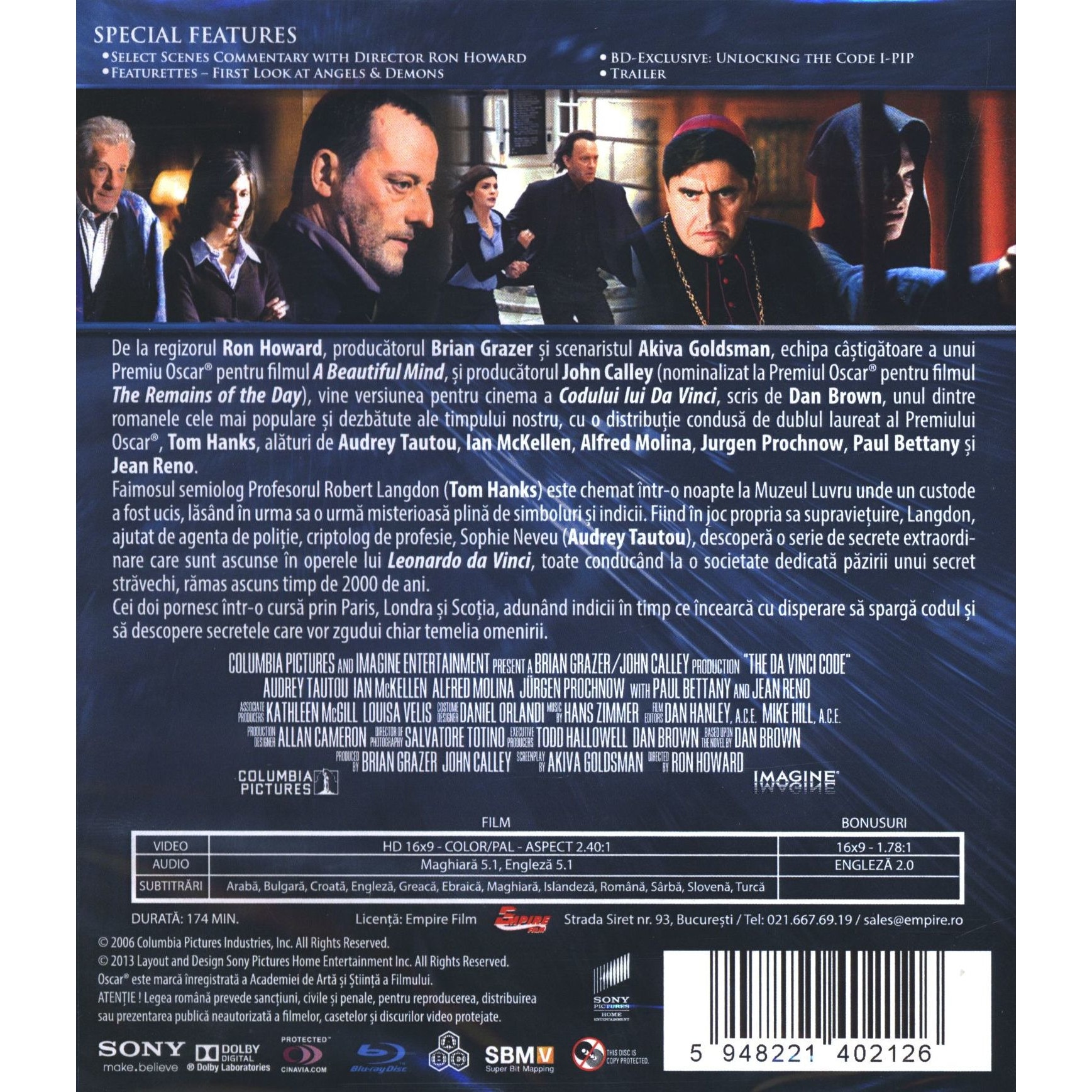 Шифърът на Леонардо (Blu-Ray) - eMAG.bg