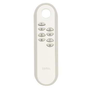 Telecomanda smart Zamel P-256/8, 8 canale, 250 m, Alb Telecomanda smart Zamel P-256/8, 8 canale, 250 m, Alb