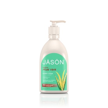 Sapun lichid cu aloe vera, regenerant, pentru fata si maini, 473ml, Jason Sapun lichid cu aloe vera, regenerant, pentru fata si maini, 473ml, Jason