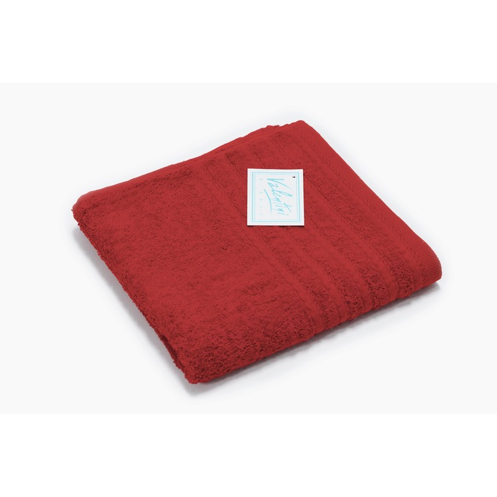 Кърпа за лице 50 х 100 см, бордо, 100% памук, 500гр/м2