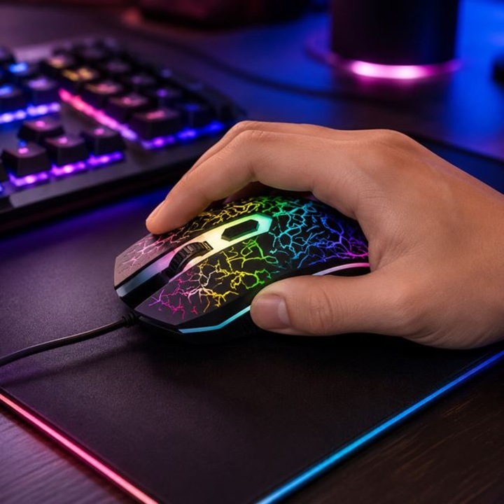 Mouse Logitech Wireless Lightspeed G304, 12.000 DPI, Senzor HERO, Indicator LED, Negru