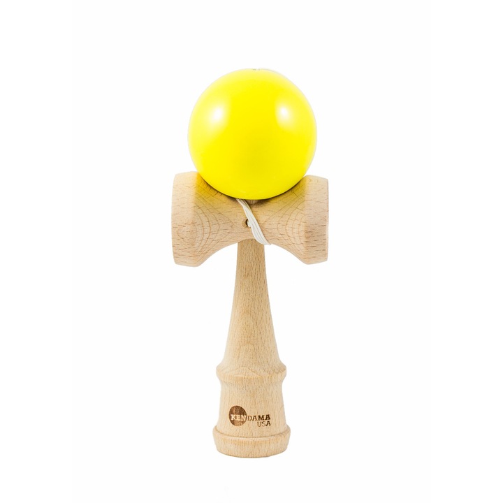 Joc de indemanare Kendama USA Tribute Neon Yellow
