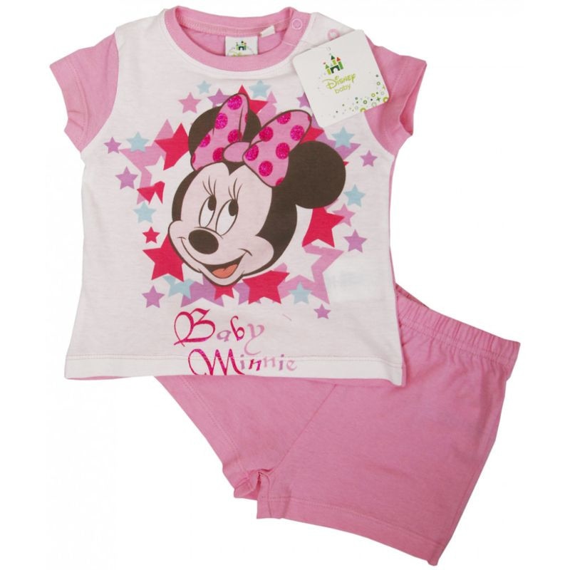 Pijama copii Minnie Mouse Alb/Roz