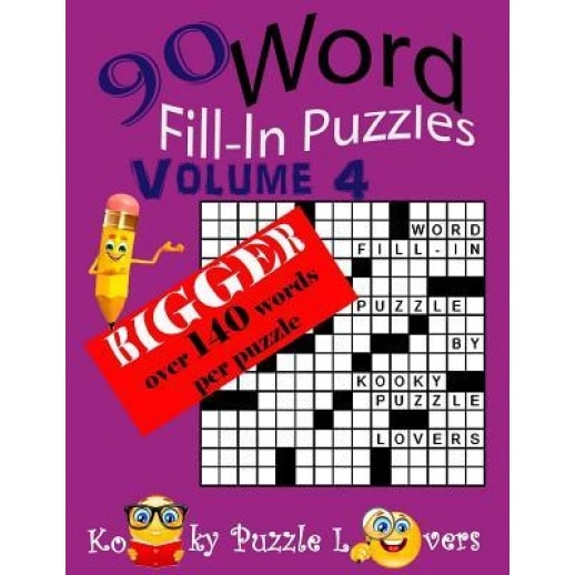 Word Fill-In Puzzles, Over 140 Words Per Puzzles, Kooky Puzzle Lovers (Author)