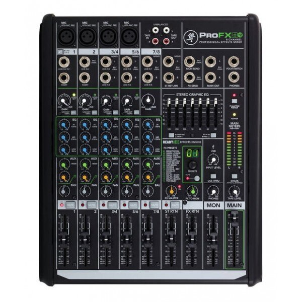 Mixer analogic Mackie PROFX8v2 - eMAG.ro