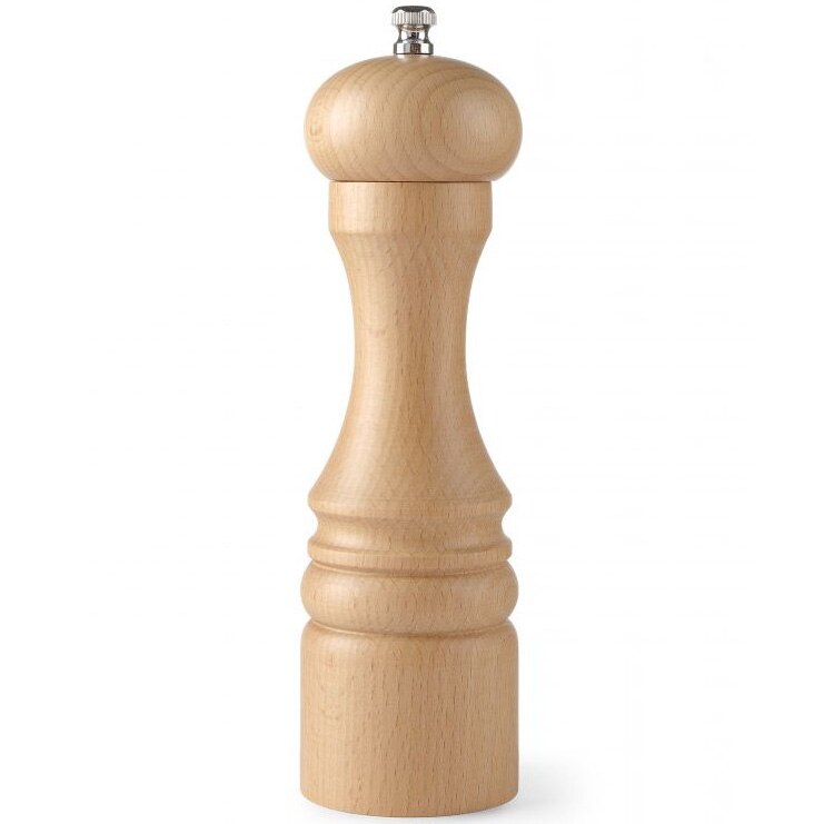 Rasnita sare, lemn culoare deschisa, (H) 215 mm, mecanism macinare ceramic, Hendi