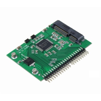 Adaptor convertor SSD mSATA la IDE 44 pini 5V pentru laptop Adaptor convertor SSD mSATA la IDE 44 pini 5V pentru laptop
